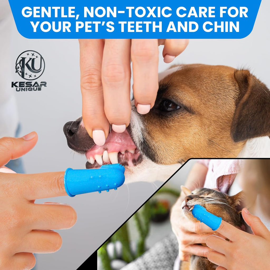 8PCS Pet Grooming & Washing Kit for Dogs & Cats, Dog Bathing Supplies Silicone Dog Washing Gloves, Shampoo Brush,Dog Scrubber for Bath Shedding, Cleaning & Massage